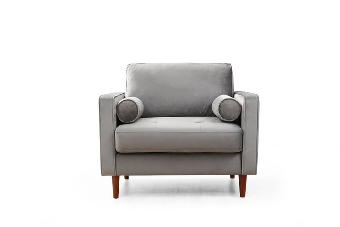 Atelier Del Sofa Rome - Sillón orejero Gris claro Atelier Del Sofa Rome - Sillón orejero Gris claro
